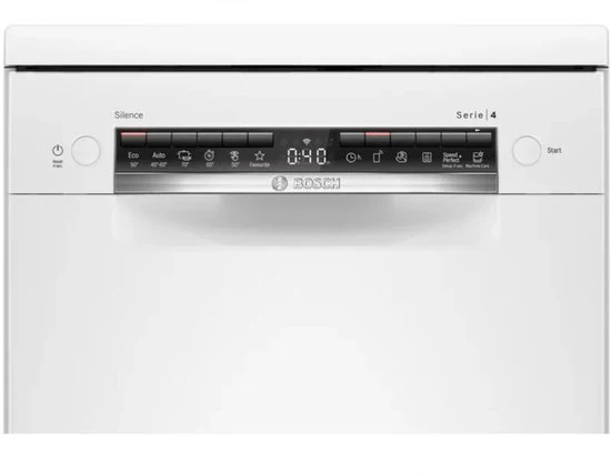 Bosch smalle vaatwasser SPS4EMW61E - Vrijstaand - Wit - Image 3