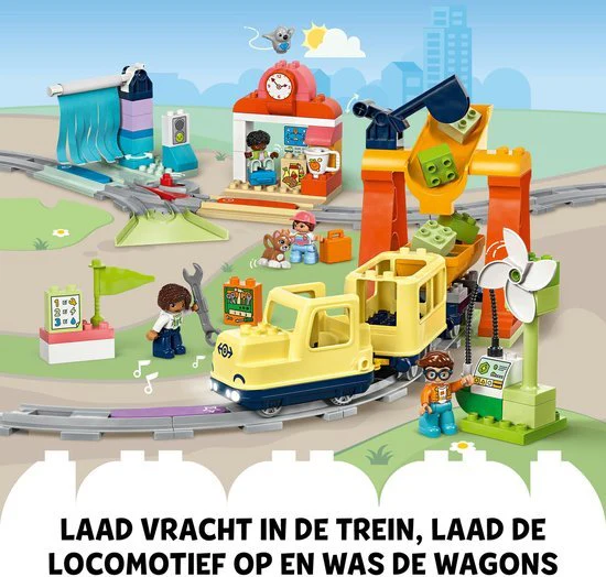 LEGO DUPLO - Stad Grote interactieve buurttrein set - 10428 - Image 5