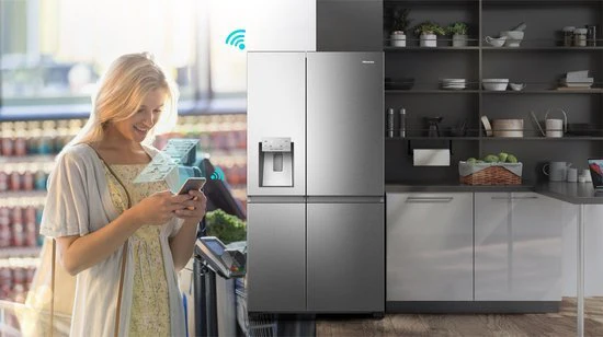 Hisense Amerikaanse koelkast RS818N4TIC - RVS - Image 8